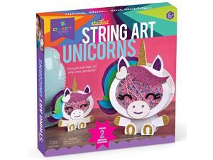 Stacked String Art Unicorns Craft Kit Makes 2 Magical Unicorns Stacked String Art Unicorns Craft Kit Makes 2 Magical Unicorns