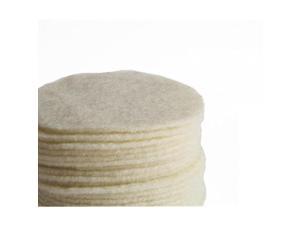 2 inches Ivory Felt Circles 50 Pieces