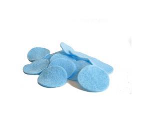 15 inches Baby Blue Felt Circles 50 Pieces