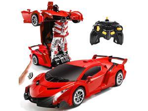 Electric Racing Toys Transformer Wireless Remote RC Control Vehicle Car Kid Gift 