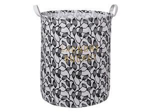 Clothes and Toys Organizer Waterproof Hamper Foldable Laundry Basket for Storage Black Leaf 157 x 197 Clothes and Toys Organizer Waterproof Hamper Foldable Laundry Basket for Storage Black Leaf 157 x 197