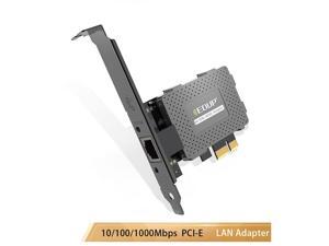 Weastlinks Ethernet Gigabit LAN Adapter w/ Protective Cover 10/100/1000Mbps Network Card PCI-E RJ45 Converter Wake On Function Weastlinks Ethernet Gigabit LAN Adapter w/ Protective Cover 10/100/1000Mbps Network Card PCI-E RJ45 Converter Wake On Function