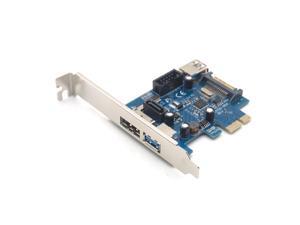 Weastlinks PCI express to 2 ports USB3.0 + Power eSATA Converter Card with 9pin USB + 15pin SATA Power Socket