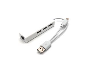 Weastlinks USB 3.1 Type-C to Gigabit Ethernet Network With USB2.0 Hub 3-port Cable LAN RJ45 Adapter Combo for New Macbook