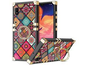 For Galaxy A10e Case, Kickstand Ring Holder Luxury Unique Design For Women Girls Square Edges Protective Soft Slim Shockproof Tpu Shell Cover For Samsung Galaxy A10e Mandala For Galaxy A10e Case, Kickstand Ring Holder Luxury Unique Design For Women Girls Square Edges Protective Soft Slim Shockproof Tpu Shell Cover For Samsung Galaxy A10e Mandala
