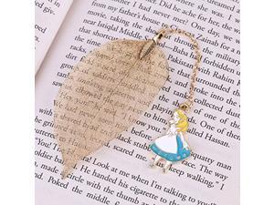Dimension 9 3D Lenticular Bookmark with Tassel LBM067 Purple Forget-Me-Not Flowers