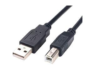 Ab2030ak Usb 2.0 A-Male To B-Male Cable For Printer Scanner Camera Mouse Keyboard Computer Laptop (5Ft)