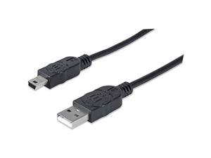 6-Feet Hi-Speed Usb Device Cable A Male/Mini-B Male, Black (333375)