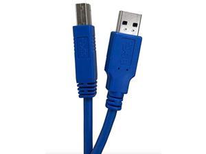 E07-303Ab-Bl 3 Feet Superspeed Usb 3.0 Cable Type A To B