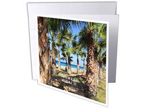 Palms Line Myrtle Beach South Carolina - Greeting Cards, 6 X 6 Inches, Set Of 12 (Gc_80856_2)