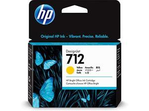 Hp 712 Yellow 29-Ml Genuine Ink Cartridge (3Ed69a) For Designjet T650, T630, T230, T210 & Studio Plotter Printers