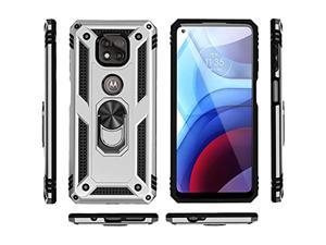Case For Motorola Moto G Power 2021 Case Cover,With Rotating Bracket Case For Motorola Moto G Power 2021 Xt2117-4 Case Cover Silver