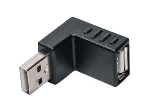 (5 Pack) Right Angle USB Male to Up Facing Female Adapter Connector (5 Pack) Right Angle USB Male to Up Facing Female Adapter Connector