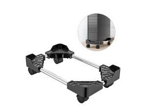 Mobile CPU Stand Adjustable Computer Tower Stand with 4 Caster Wheels Fits Most PC (Black) Mobile CPU Stand Adjustable Computer Tower Stand with 4 Caster Wheels Fits Most PC (Black)