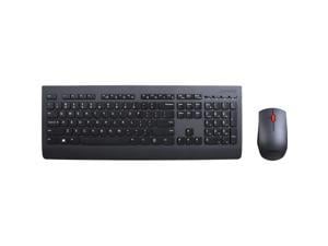 Lenovo Professional Wireless Keyboard and Mouse Combo Kit Black