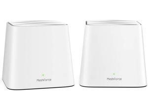 Meshforce M1 Mesh WiFi System, Whole Home WiFi Performance, WiFi Router Replacement, Max Wireless Coverage 6+ Rooms, Easy to Setup, Parental Control (2 Pack) Meshforce M1 Mesh WiFi System, Whole Home WiFi Performance, WiFi Router Replacement, Max Wireless Coverage 6+ Rooms, Easy to Setup, Parental Control (2 Pack)