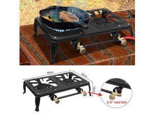Portable Propane Cooker Burner Stove Gas Outdoor Cooking Camping Stand BBQ Grill