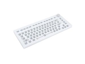 NT75 3/5pin hot swap Gasket mechanical keyboard DIY kit Milky White