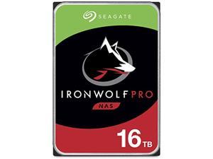 Ironwolf Pro 16Tb Nas Internal Hard Drive Hdd  Cmr 3.5 Inch Sata 6Gb/S 7200 Rpm 256Mb Cache For Raid Network Attached Storage, Data Recovery Rescue Service (St16000ne000)