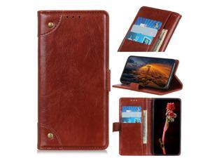 For Motorola G8 Plus Copper Buckle Nappa Texture Horizontal Flip Leather Case with Holder & Card Slots & Wallet