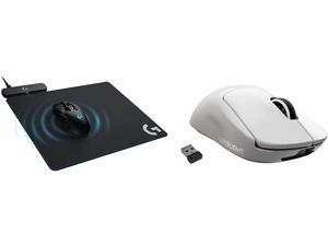 Logitech G Powerplay Wireless Charging System for G502G703G903 Lightspeed  PRO Wireless Mice Soft or Hard Mouse PadBlack  PRO X SUPERLIGHT Wireless Gaming Mouse HERO 25K Sensor 5 ButtonsWhite