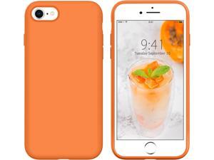 iPhone SE 2022 CaseiPhone SE 2020 CaseiPhone 8 Case iPhone 7 Case Slim Liquid Silicone Cover Shockproof Protective Phone Case for iPhone SE 3rd2nd Gen87 47Fruity Orange