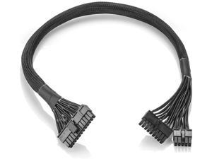 OwlTree 18+10 pin to 24 pin Cable, 10 Pin + 18 Pin to 24 Pin ATX Power Supply Cable for Corsair Modular RM1000 RM850 RM750 RM650 23.6inch
