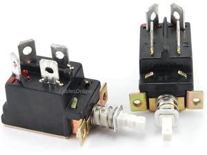 CablesOnline 2-Pack Replacement at Power Supply Push Button Switch (PS-SW1-2)