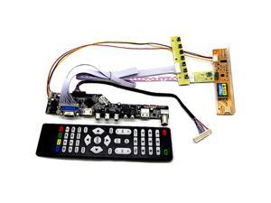 Tv+Hdmi+Vga+Av+Usb+Audio Tv Lcd Driver Board 15.4 Inch Lp154W01 B154Ew08 B154Ew01 Lp154Wx4 1280X800 Lcd Controller Board Diy Kit