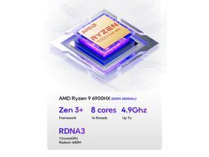 NeweggBusiness - WSIRAK aoostar GEM12 AMD Ryzen 9 6900HX