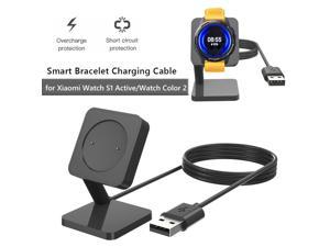 1m Charger Cradle Dock 5V 1A USB Charger Cradle Dock Cord Watch Accessories Replacement for Xiaomi Watch S1 ActiveWatch Color 2
