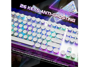 Ussixchare 60 Percent Gaming Keyboard Portable Wired Mechanical ...
