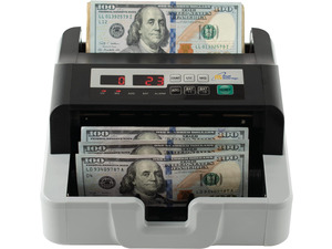Sovereign USD High Speed Bill Counter with UV/MG Counterfeit Detection, High Volume Money Counter, Add and Batch Mode (RBC-100N)