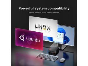 NeweggBusiness - BOSGAME P4 Mini PC, AMD Ryzen 7 5700U