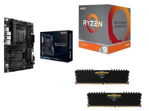 ASUS AMD AM4 PRO WS X570-ACE ATX Workstation Motherboard + AMD Ryzen 9 3950X 3.5 GHz Socket AM4 CPU 100-100000051WOF + CORSAIR Vengeance  LPX 16GB (2 x 8GB) DDR4 3200 (PC4 25600) Model CMK16GX4M2Z3200C16
