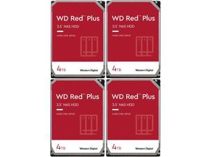 4x WD Red Plus 4TB NAS Hard Drive 5400 RPM SATA 6Gb/s CMR 64MB Cache 3.5" Internal HDD WD40EFRX 4x WD Red Plus 4TB NAS Hard Drive 5400 RPM SATA 6Gb/s CMR 64MB Cache 3.5" Internal HDD WD40EFRX