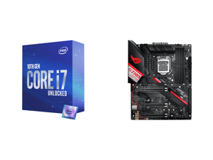Intel Core i7-10700K Comet Lake 8-Core 3.8 GHz LGA 1200 125W Desktop Processor w/ Intel UHD Graphics 630 and ASUS ROG STRIX Z490-H GAMING LGA 1200 Intel Z490 SATA 6Gb/s ATX Intel Motherboard Intel Core i7-10700K Comet Lake 8-Core 3.8 GHz LGA 1200 125W Desktop Processor w/ Intel UHD Graphics 630 and ASUS ROG STRIX Z490-H GAMING LGA 1200 Intel Z490 SATA 6Gb/s ATX Intel Motherboard