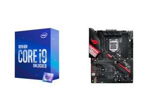 Intel Core i9-10850K Comet Lake 10-Core 3.6 GHz LGA 1200 125W Desktop Processor Intel UHD Graphics 630 - BX8070110850K and ASUS ROG STRIX Z490-H GAMING LGA 1200 Intel Z490 SATA 6Gb/s ATX Intel Motherboard Intel Core i9-10850K Comet Lake 10-Core 3.6 GHz LGA 1200 125W Desktop Processor Intel UHD Graphics 630 - BX8070110850K and ASUS ROG STRIX Z490-H GAMING LGA 1200 Intel Z490 SATA 6Gb/s ATX Intel Motherboard