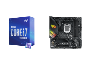 Intel Core i7-10700K Comet Lake 8-Core 3.8 GHz LGA 1200 125W Desktop Processor w/ Intel UHD Graphics 630 and ASUS ROG STRIX Z490-G GAMING (WI-FI) LGA 1200 Intel Z490 SATA 6Gb/s Micro ATX Intel Motherboard Intel Core i7-10700K Comet Lake 8-Core 3.8 GHz LGA 1200 125W Desktop Processor w/ Intel UHD Graphics 630 and ASUS ROG STRIX Z490-G GAMING (WI-FI) LGA 1200 Intel Z490 SATA 6Gb/s Micro ATX Intel Motherboard