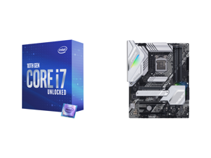 Intel Core i7-10700K Comet Lake 8-Core 3.8 GHz LGA 1200 125W Desktop Processor w/ Intel UHD Graphics 630 and ASUS PRIME Z490-A LGA 1200 Intel Z490 SATA 6Gb/s ATX Intel Motherboard Intel Core i7-10700K Comet Lake 8-Core 3.8 GHz LGA 1200 125W Desktop Processor w/ Intel UHD Graphics 630 and ASUS PRIME Z490-A LGA 1200 Intel Z490 SATA 6Gb/s ATX Intel Motherboard