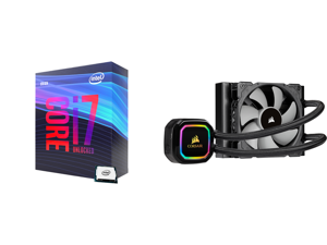 Intel Core i7-9700K Coffee Lake 8-Core 3.6 GHz (4.9 GHz Turbo) LGA 1151 (300 Series) 95W BX80684I79700K Desktop Processor Intel UHD Graphics 630 and CORSAIR iCUE H60i RGB PRO XT 120mm Radiator Single 120mm PWM Fan Software Control Liquid CP Intel Core i7-9700K Coffee Lake 8-Core 3.6 GHz (4.9 GHz Turbo) LGA 1151 (300 Series) 95W BX80684I79700K Desktop Processor Intel UHD Graphics 630 and CORSAIR iCUE H60i RGB PRO XT 120mm Radiator Single 120mm PWM Fan Software Control Liquid CP