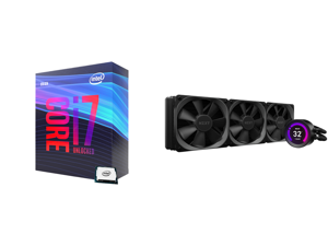 Intel Core i7-9700K Coffee Lake 8-Core 3.6 GHz (4.9 GHz Turbo) LGA 1151 (300 Series) 95W BX80684I79700K Desktop Processor Intel UHD Graphics 630 and NZXT Kraken Z Series Z73 360mm - RL-KRZ73-01 - AIO RGB CPU Liquid Cooler - Customizable LCD Intel Core i7-9700K Coffee Lake 8-Core 3.6 GHz (4.9 GHz Turbo) LGA 1151 (300 Series) 95W BX80684I79700K Desktop Processor Intel UHD Graphics 630 and NZXT Kraken Z Series Z73 360mm - RL-KRZ73-01 - AIO RGB CPU Liquid Cooler - Customizable LCD
