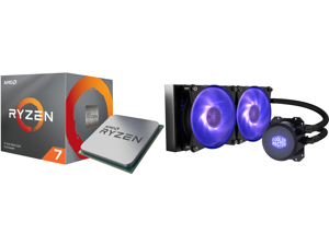 AMD RYZEN 7 3700X 8-Core 3.6 GHz (4.4 GHz Max Boost) Socket AM4 65W 100-100000071BOX Desktop Processor and Cooler Master MasterLiquid ML240L RGB Close-Loop CPU Liquid Cooler 240mm Radiator Dual Chamber RGB Pump Dual MF120R RGB Fans RGB Ligh AMD RYZEN 7 3700X 8-Core 3.6 GHz (4.4 GHz Max Boost) Socket AM4 65W 100-100000071BOX Desktop Processor and Cooler Master MasterLiquid ML240L RGB Close-Loop CPU Liquid Cooler 240mm Radiator Dual Chamber RGB Pump Dual MF120R RGB Fans RGB Ligh