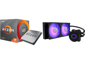 AMD RYZEN 7 3700X 8-Core 3.6 GHz (4.4 GHz Max Boost) Socket AM4 65W 100-100000071BOX Desktop Processor and CoolerMaster MasterLiquid ML240L RGB V2 Close-Loop AIO CPU Liquid Cooler 240 Radiator Dual SickleFlow 120mm RGB Lighting 3rd Gen Dual AMD RYZEN 7 3700X 8-Core 3.6 GHz (4.4 GHz Max Boost) Socket AM4 65W 100-100000071BOX Desktop Processor and CoolerMaster MasterLiquid ML240L RGB V2 Close-Loop AIO CPU Liquid Cooler 240 Radiator Dual SickleFlow 120mm RGB Lighting 3rd Gen Dual