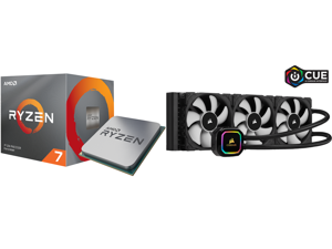 AMD RYZEN 7 3700X 8-Core 3.6 GHz (4.4 GHz Max Boost) Socket AM4 65W 100-100000071BOX Desktop Processor and CORSAIR iCUE H150i RGB PRO XT 360mm Radiator Triple 120mm PWM Fans Advanced RGB Lighting and Fan Control with Software Liquid CPU Coo AMD RYZEN 7 3700X 8-Core 3.6 GHz (4.4 GHz Max Boost) Socket AM4 65W 100-100000071BOX Desktop Processor and CORSAIR iCUE H150i RGB PRO XT 360mm Radiator Triple 120mm PWM Fans Advanced RGB Lighting and Fan Control with Software Liquid CPU Coo