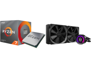 AMD RYZEN 7 3700X 8-Core 3.6 GHz (4.4 GHz Max Boost) Socket AM4 65W 100-100000071BOX Desktop Processor and NZXT Kraken Z Series Z63 280mm - RL-KRZ63-01 - AIO RGB CPU Liquid Cooler - Customizable LCD Display - Improved Pump - Powered by CAM AMD RYZEN 7 3700X 8-Core 3.6 GHz (4.4 GHz Max Boost) Socket AM4 65W 100-100000071BOX Desktop Processor and NZXT Kraken Z Series Z63 280mm - RL-KRZ63-01 - AIO RGB CPU Liquid Cooler - Customizable LCD Display - Improved Pump - Powered by CAM