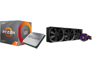 AMD RYZEN 7 3700X 8-Core 3.6 GHz (4.4 GHz Max Boost) Socket AM4 65W 100-100000071BOX Desktop Processor and NZXT Kraken Z Series Z73 360mm - RL-KRZ73-01 - AIO RGB CPU Liquid Cooler - Customizable LCD Display - Improved Pump - Powered by CAM AMD RYZEN 7 3700X 8-Core 3.6 GHz (4.4 GHz Max Boost) Socket AM4 65W 100-100000071BOX Desktop Processor and NZXT Kraken Z Series Z73 360mm - RL-KRZ73-01 - AIO RGB CPU Liquid Cooler - Customizable LCD Display - Improved Pump - Powered by CAM