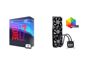 Intel Core i7-9700K Coffee Lake 8-Core 3.6 GHz (4.9 GHz Turbo) LGA 1151 (300 Series) 95W BX80684I79700K Desktop Processor Intel UHD Graphics 630 and EVGA CLC 360 400-HY-CL36-V1 All-In-One RGB LED CPU Liquid Cooler 3x FX12 120mm PWM Fans Int Intel Core i7-9700K Coffee Lake 8-Core 3.6 GHz (4.9 GHz Turbo) LGA 1151 (300 Series) 95W BX80684I79700K Desktop Processor Intel UHD Graphics 630 and EVGA CLC 360 400-HY-CL36-V1 All-In-One RGB LED CPU Liquid Cooler 3x FX12 120mm PWM Fans Int