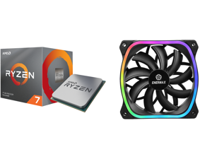 AMD RYZEN 7 3700X 8-Core 3.6 GHz (4.4 GHz Max Boost) Socket AM4 65W 100-100000071BOX Desktop Processor and Enermax Squa RGB PWM 120mm Case Fan Addressable RGB Sync Via Motherboard Single Pack - Black UCSQARGB12P-SG AMD RYZEN 7 3700X 8-Core 3.6 GHz (4.4 GHz Max Boost) Socket AM4 65W 100-100000071BOX Desktop Processor and Enermax Squa RGB PWM 120mm Case Fan Addressable RGB Sync Via Motherboard Single Pack - Black UCSQARGB12P-SG