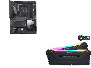 GIGABYTE X570 AORUS ELITE WIFI AM4 AMD X570 SATA 6Gb/s ATX AMD Motherboard and CORSAIR Vengeance RGB Pro (AMD Ryzen Ready) 32GB (2 x 16GB) 288-Pin DDR4 3600 (PC4 28800) Intel XMP 2.0 Desktop Memory Model CMW32GX4M2Z3600C18 GIGABYTE X570 AORUS ELITE WIFI AM4 AMD X570 SATA 6Gb/s ATX AMD Motherboard and CORSAIR Vengeance RGB Pro (AMD Ryzen Ready) 32GB (2 x 16GB) 288-Pin DDR4 3600 (PC4 28800) Intel XMP 2.0 Desktop Memory Model CMW32GX4M2Z3600C18